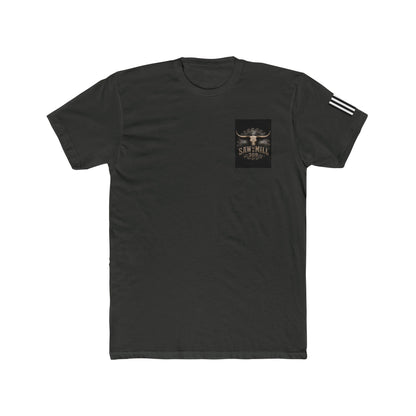 Saw Mill 309 Desoto MO Tee — Rustic Longhorn Logo Cotton T-Shirt
