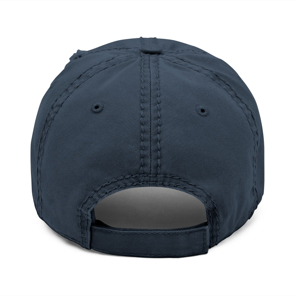 Distressed Embroidered Ball Cap