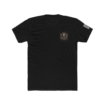 Saw Mill 309 Desoto MO Tee — Rustic Longhorn Logo Cotton T-Shirt